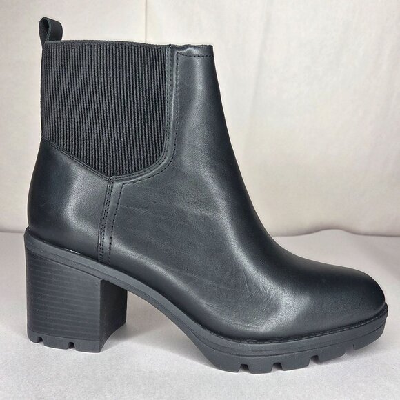 NWT Naturalizer Women's Verney Black Waterproof Leather Boots